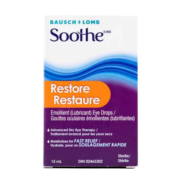 Picture of SOOTHE RESTORE DRY EYES -EYE DROPS- 15ml