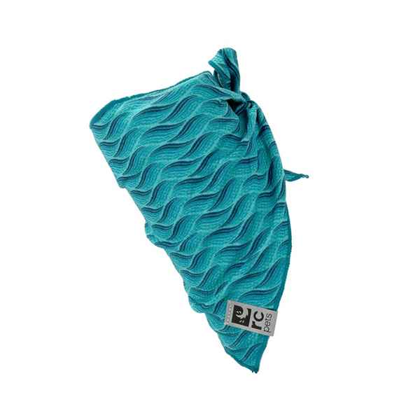 Picture of CANINE ZEPHYR COOLING BANDANA Blue Waves - Small/Medium