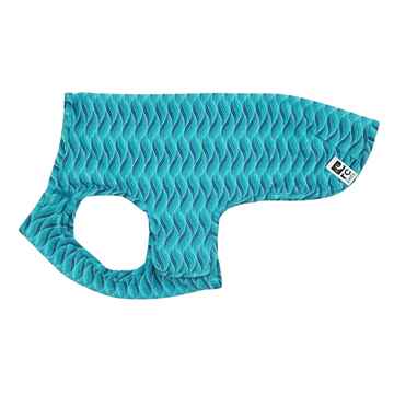 Picture of CANINE ZEPHYR COOLING VEST Blue Waves -  Small