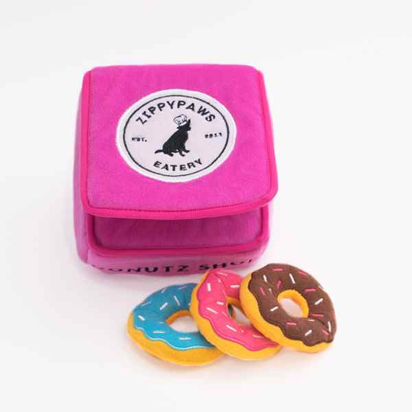 Picture of TOY DOG ZIPPYPAWS BURROWS(ZP1044)- Donut Box