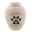 Show details for CREMATION URN CERAMIC WHITE "A piece of me went with you" with PAW PRINT and HEART- Large Picture of CREMATION URN CERAMIC WHITE "A piece of me went with you" with PAW PRINT and HEART- Large