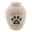 Show details for CREMATION URN CERAMIC WHITE "A piece of me went with you" with PAW PRINT and HEART- Small Picture of CREMATION URN CERAMIC WHITE "A piece of me went with you" with PAW PRINT and HEART- Small