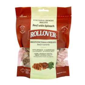 Show details for ROLLOVER FUNCTIONAL CRUNCHY BISCUITS Beef with Spinach - 250g Picture of ROLLOVER FUNCTIONAL CRUNCHY BISCUITS Beef with Spinach - 250g