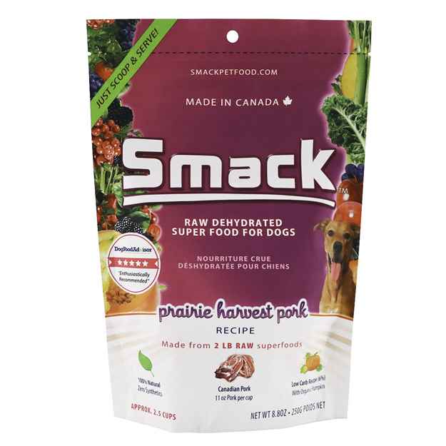 Picture of CANINE SMACK RAW SUPER FOOD DEHYDRATED Prairie Harvest Pork - 250g/8.8oz