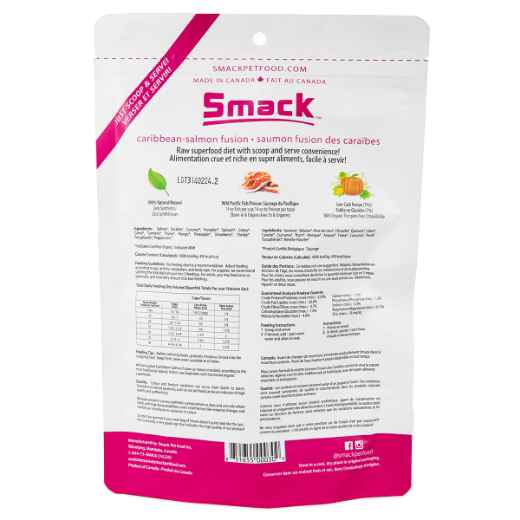 Picture of CANINE SMACK RAW SUPER FOOD DEHYDRATED Caribbean Salmon Fusion - 210g/7.4oz