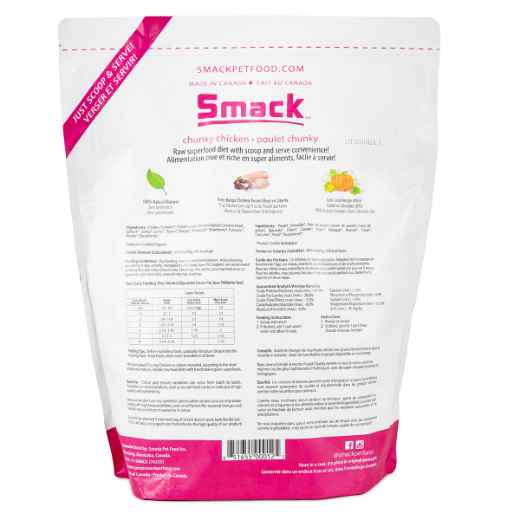 Picture of CANINE SMACK RAW SUPER FOOD DEHYDRATED Chunky Chicken - 2.5kg/5.5lbs