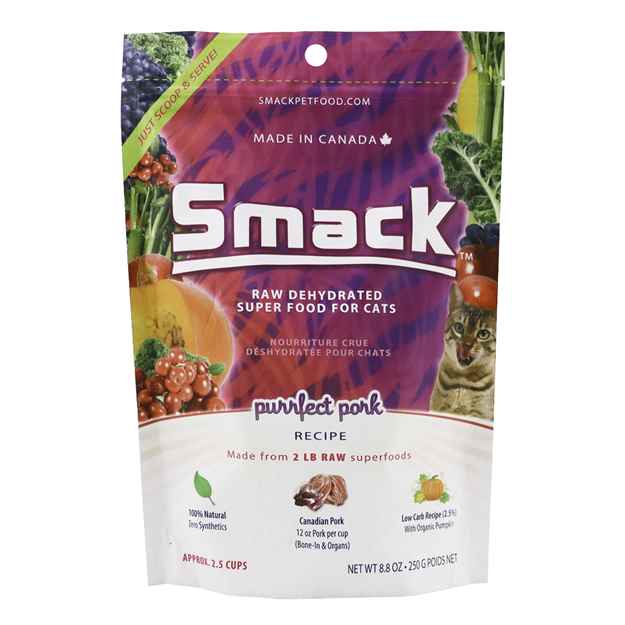 Picture of FELINE SMACK RAW SUPER FOOD DEHYDRATED Purrfect Pork - 250g/8.8oz