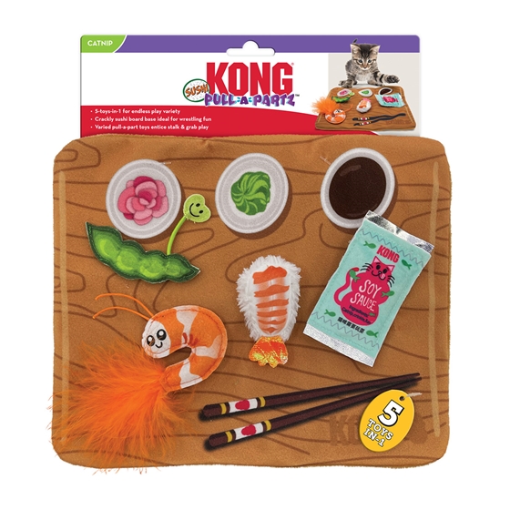 Picture of TOY CAT KONG PULL-A-PARTZ SUSHI