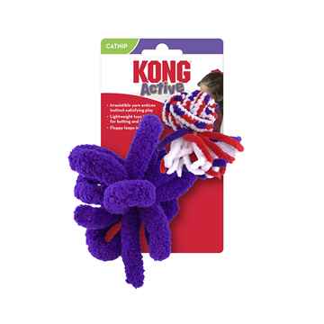 Picture of TOY CAT KONG CAT ACTIVE YARN ROPE Red&Purple - 2/pk