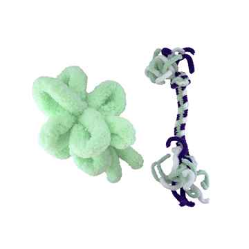 Picture of TOY CAT KONG CAT ACTIVE ROPE Mint&Purple - 2/pk