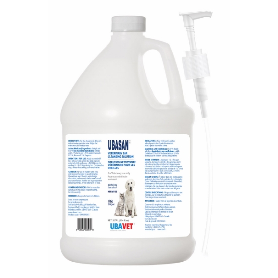 Picture of UBAVET UBASAN EAR CLEANSING SOLUTION - 3.79lt