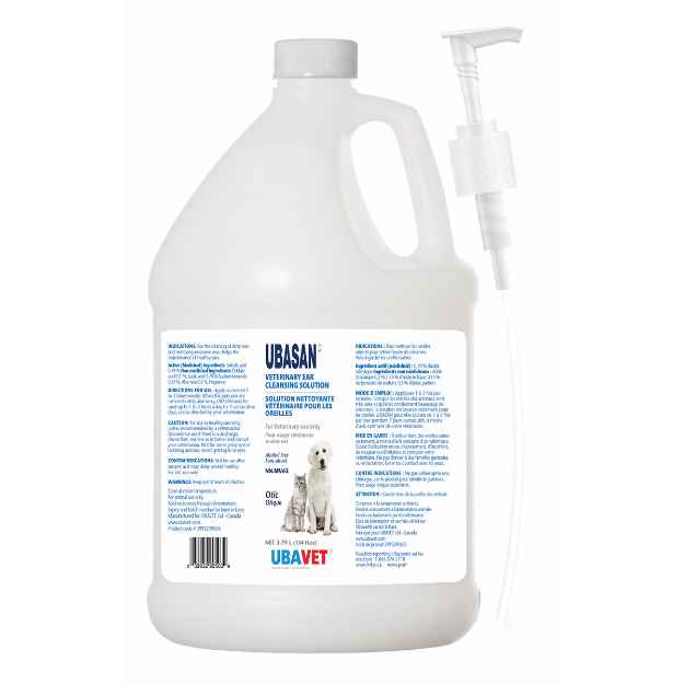 Picture of UBAVET UBASAN EAR CLEANSING SOLUTION - 3.79lt