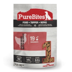 Picture of TREAT PUREBITES CANINE FREEZE DRIED CHICKEN RECIPE TOPPER - 10oz/283g