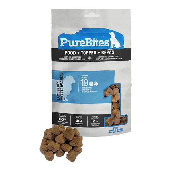 Picture of TREAT PUREBITES CANINE FREEZE DRIED LAMB RECIPE TOPPER - 2.9oz/82g