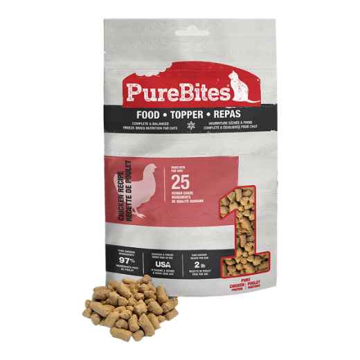 Picture of TREAT PUREBITES FELINE FREEZE DRIED CHICKEN RECIPE TOPPER - 2.8oz/80g