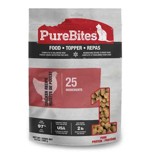 Picture of TREAT PUREBITES FELINE FREEZE DRIED CHICKEN RECIPE TOPPER - 9.2oz/260g