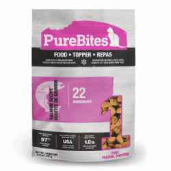 Picture of TREAT PUREBITES FELINE FREEZE DRIED SALMON RECIPE TOPPER - 8oz/227g