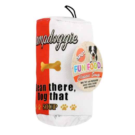 Picture of TOY DOG FUN FOOD CLASSIC SOUP Assorted - 5in