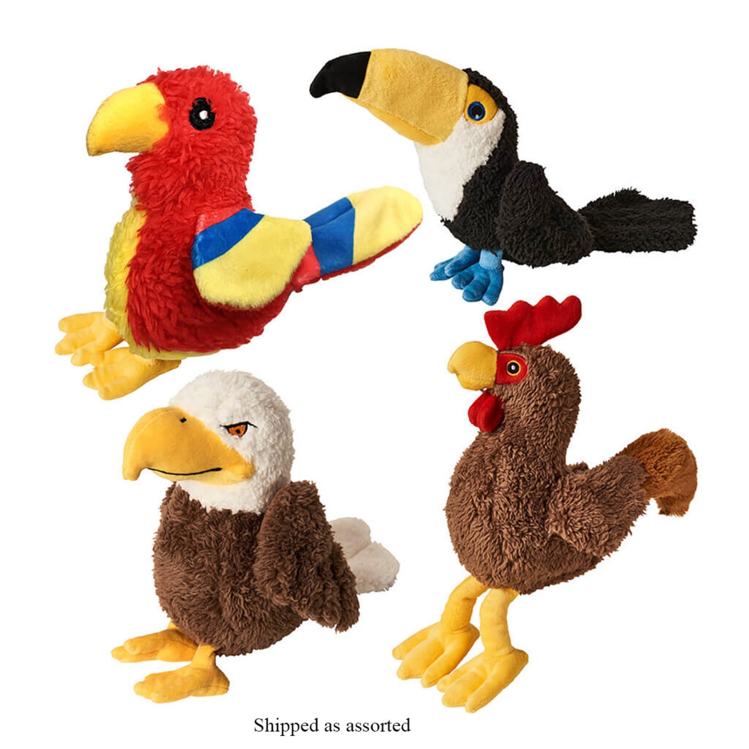 Picture of TOY DOG SPOT LOVE THE EARTH PLUSH BIRDS Assorted - 8in