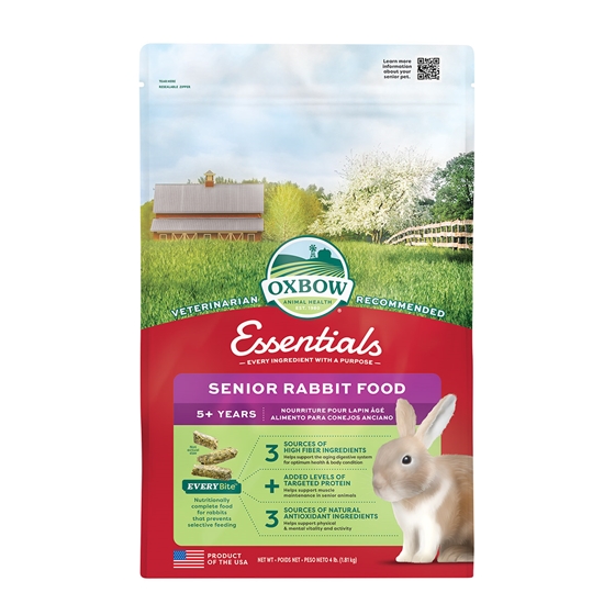Picture of OXBOW ESSENTIALS SENIOR RABBIT FOOD - 1.8kg/4lbs