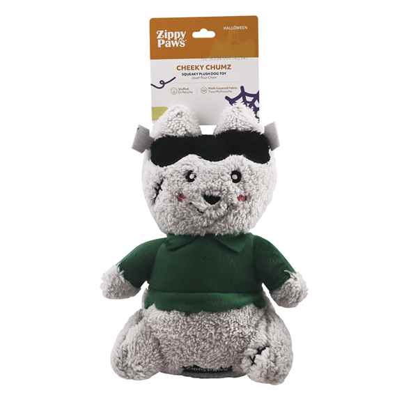 Picture of HALLOWEEN TOY CANINE ZIPPYPAWS CHEEKY CHUMZ - Frankenstein Wolf 