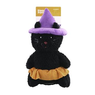 Picture of HALLOWEEN TOY CANINE ZIPPYPAWS CHEEKY CHUMZ - Witch Cat 