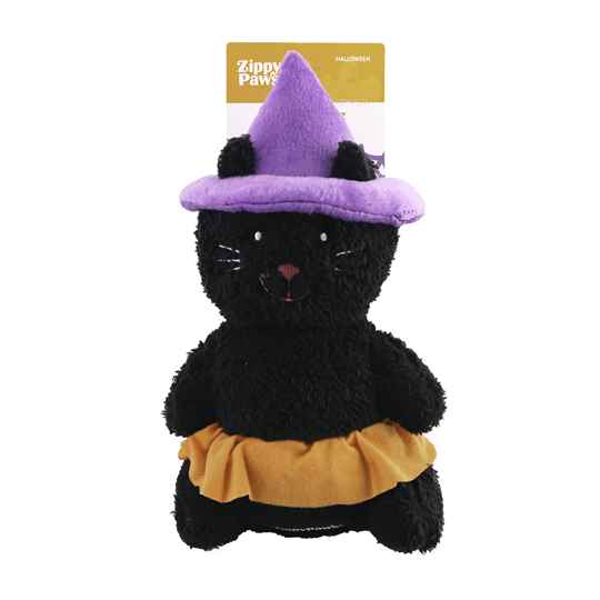 Picture of HALLOWEEN TOY CANINE ZIPPYPAW CHEEKY CHUMZ - Witch Cat 