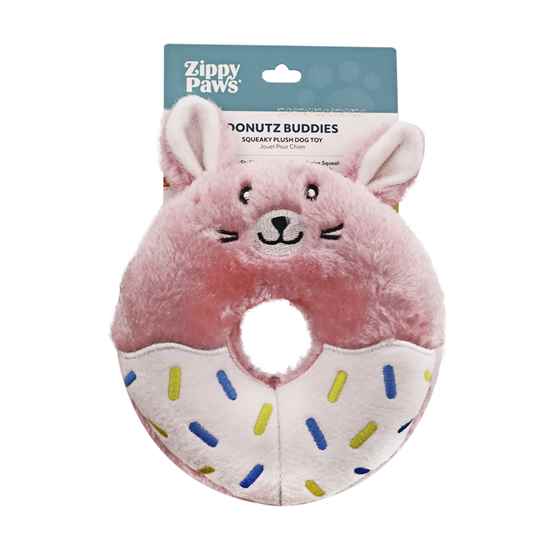 Picture of TOY DOG ZIPPYPAWS DONUTZ BUDDIES - Bunny