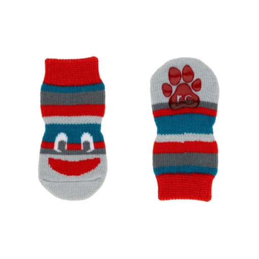 Picture of PAWks CANINE ANTI SLIP SOCKS Bandit X-Small - 4/pk