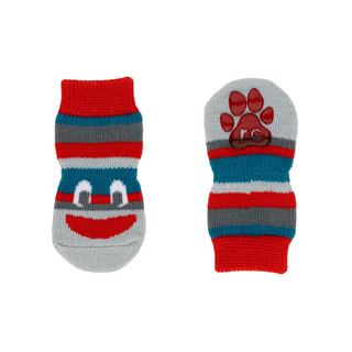 Picture of PAWks CANINE ANTI SLIP SOCKS Bandit Small - 4/pk