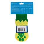 Picture of PAWks CANINE ANTI SLIP SOCKS Pineapple Medium - 4/pk