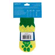 Picture of PAWks CANINE ANTI SLIP SOCKS Pineapple Medium - 4/pk