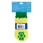 Picture of PAWks CANINE ANTI SLIP SOCKS Pineapple Large - 4/pk