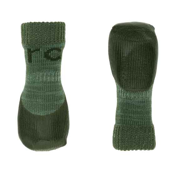 Picture of PAWks CANINE SPORT ANTI SLIP SOCKS Olive Heather Medium - 4/pk