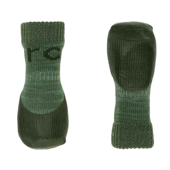 Picture of PAWks CANINE SPORT ANTI SLIP SOCKS Olive Heather X-Large - 4/pk