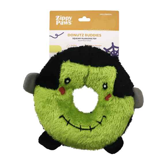 Picture of HALLOWEEN TOY CANINE ZIPPYPAWS DONUTZ BUDDIE - Frankenstein Monster 