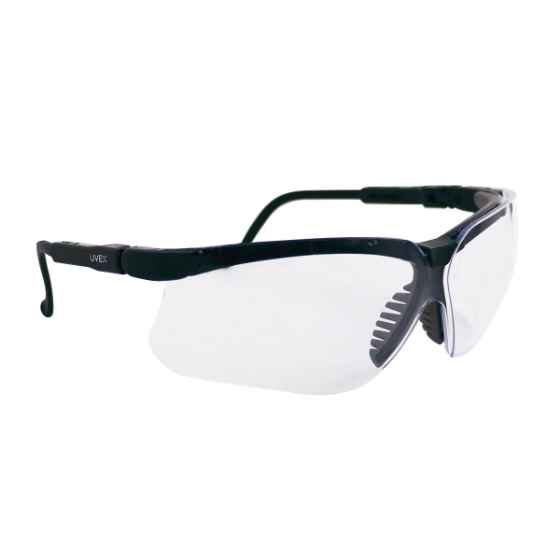 Picture of SAFETY GLASSES BLK FRAME CLR LENS