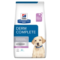 Picture of Hills Prescription Diet Derm Complete Puppy Formulation Dry Dog Food- 14.3lb/6.5kg
