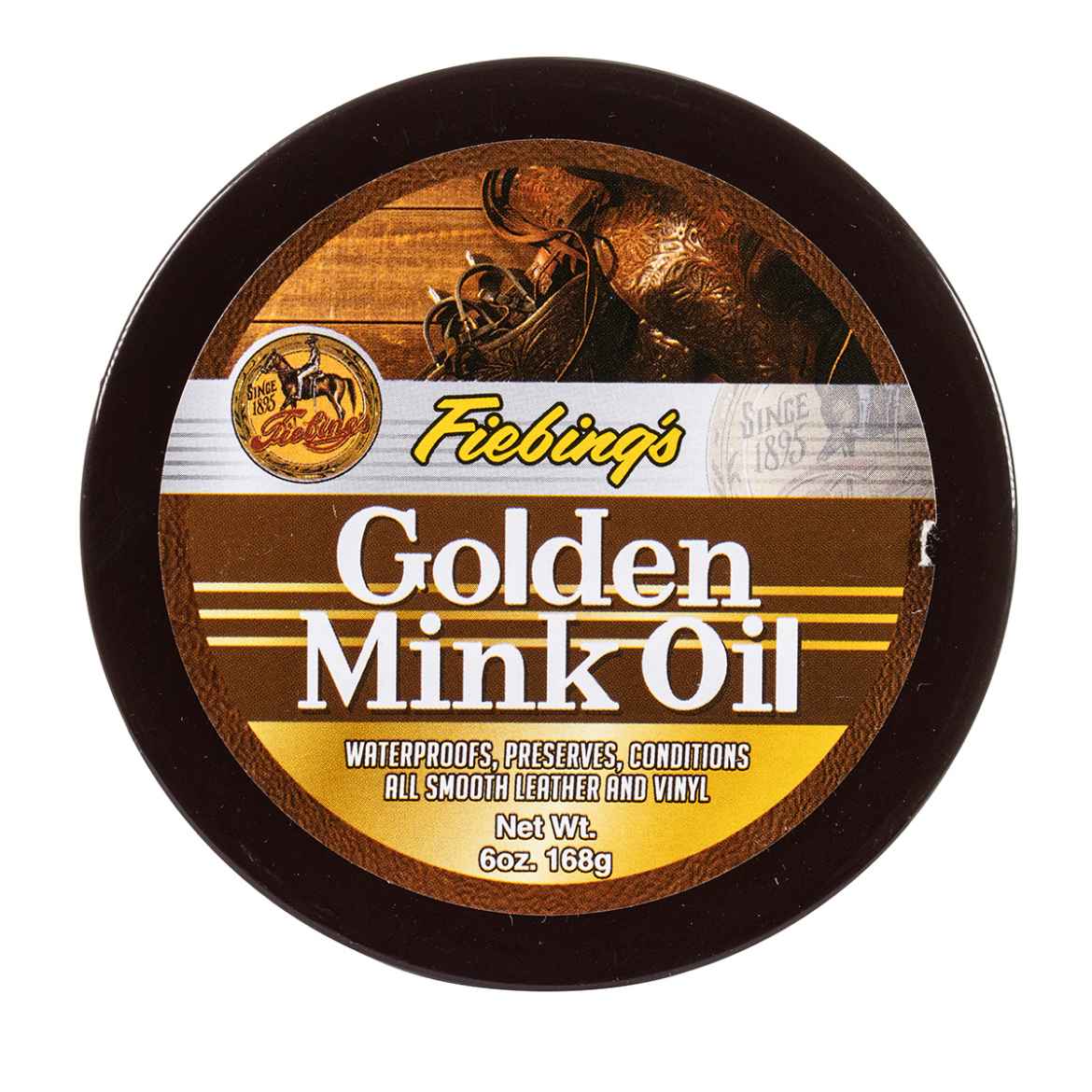 Picture of MINK OIL PASTE GOLDEN Fiebings - 6oz/168g