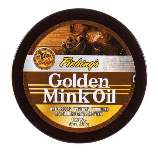 Picture of MINK OIL PASTE GOLDEN Fiebings - 6oz/168g