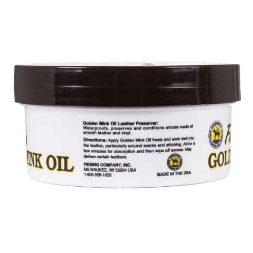 Picture of MINK OIL PASTE GOLDEN Fiebings - 6oz/168g