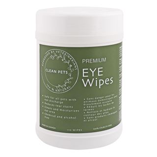 Picture of PREMIUM NATURAL EYE WIPES Canine/Feline - 110/cannister