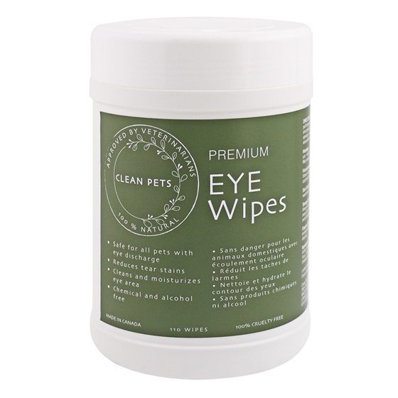 Picture of PREMIUM NATURAL EYE WIPES Canine/Feline - 110's