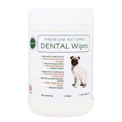 Picture of PREMIUM NATURAL DENTAL WIPES Canine - 110/cannister