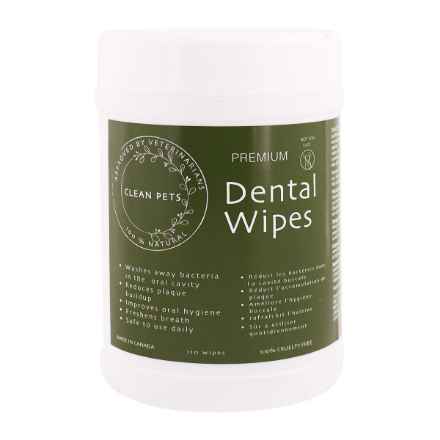 Picture of PREMIUM NATURAL DENTAL WIPES Canine - 110/cannister