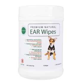 Show details for PREMIUM NATURAL EAR WIPES Canine - 110/canister Picture of PREMIUM NATURAL EAR WIPES Canine - 110/canister