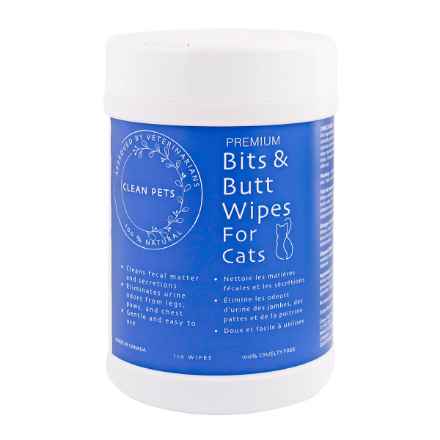 Picture of PREMIUM NATURAL BITS and BUTT WIPES Feline - 110/cannister