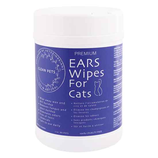 Picture of PREMIUM NATURAL EAR WIPES Feline - 110's