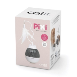 Picture of TOY CAT CATIT PIXI ELECTRONIC SPINNER - White & Grey