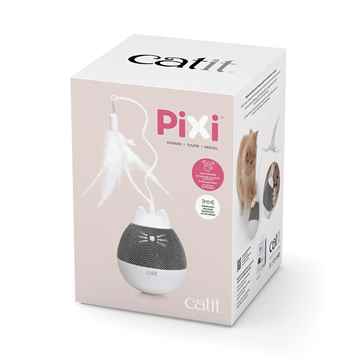 Picture of TOY CAT CATIT PIXI ELECTRONIC SPINNER - White & Grey